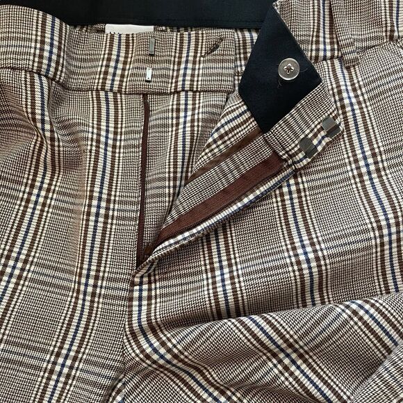 Ava & Viv Plus Size 22W Brown Plaid Mid-Rise Ankle Work Pants – FLAWED - Picture 9 of 10